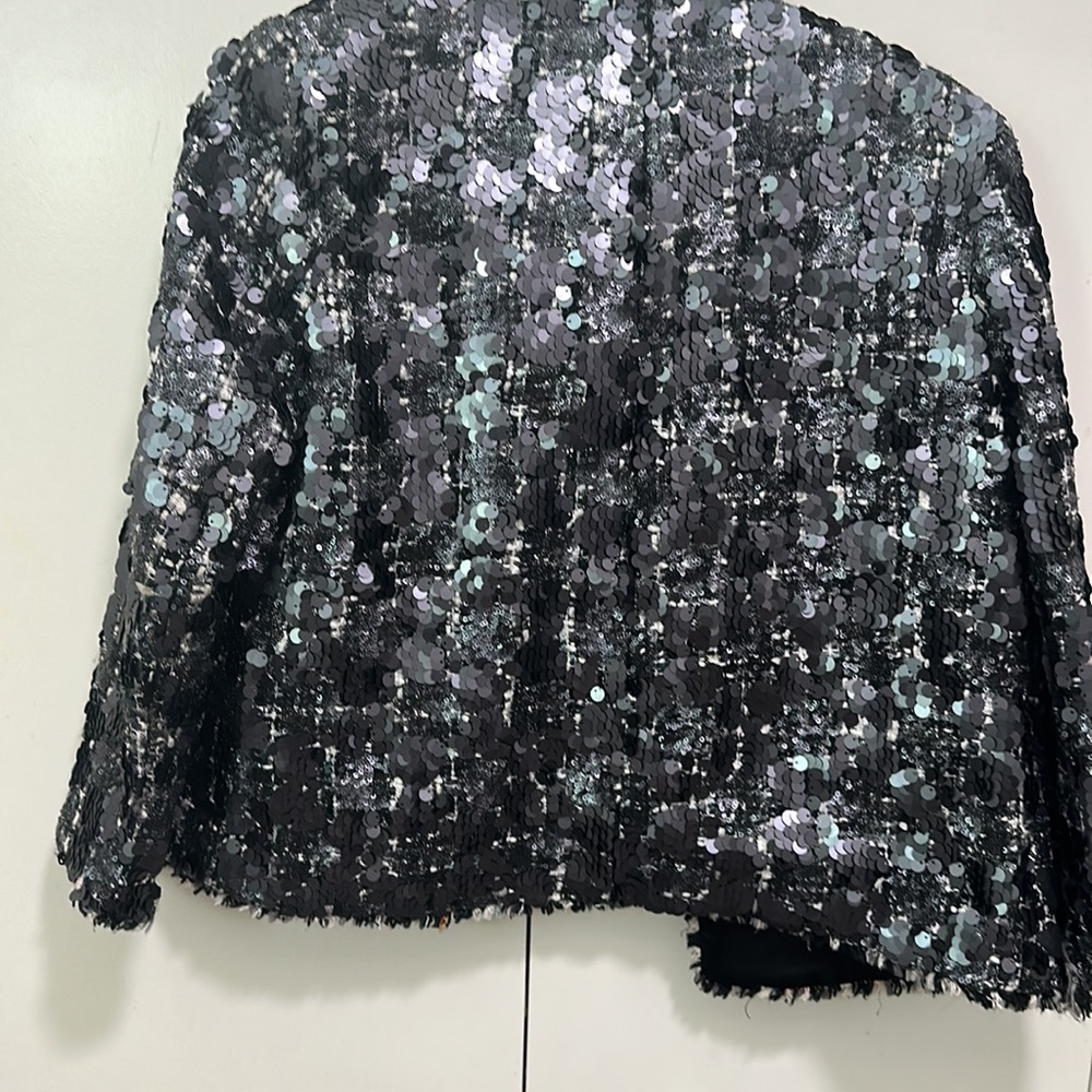 Sequin Solid Coat - image 2